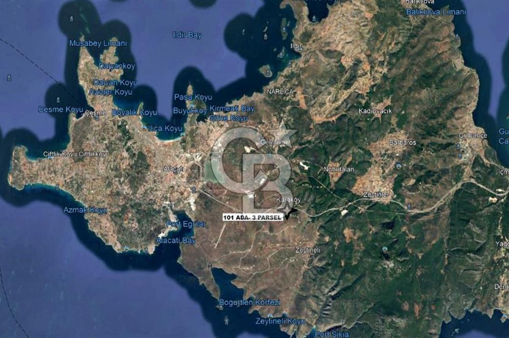 ÇEŞME KARAKÖY MAHALLESİNDE, YATIRIMLIK SATILIK 12,5 DÖNÜM TARLA