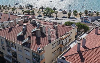 Ayvalık Ali Çetinkaya'da Deniz Manzaralı Satılık 3+1 Daire