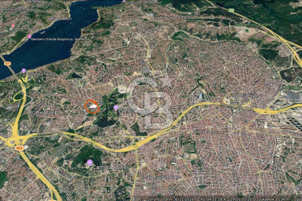 ÜSKÜDAR BURHANİYE-KÜPLÜCE 401M2 FULL BOĞAZ MANZARALI ÖZEL ÇAPLI