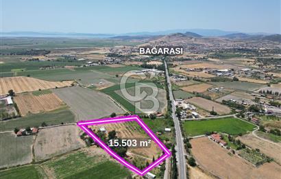 FOÇA-İZMİR KARAYOLU ÜZERİNDE SATILIK 15.503 M2 MÜSTAKİL TARLA