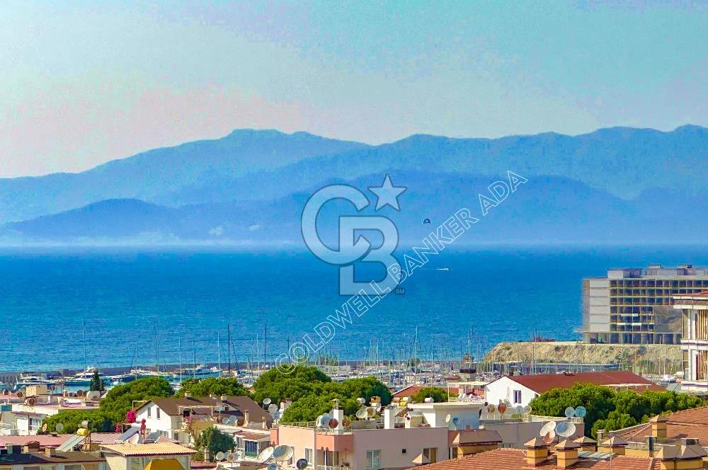 KUŞADASI MERKEZDE DENİZE YÜRÜME MESAFESİNDE DAİRE FİYATINA DENİZ MANZARALI 3+1 VİLLA 