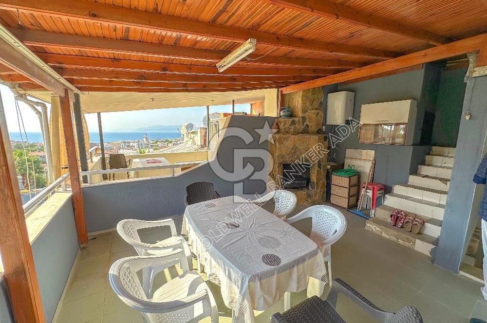 KUŞADASI MERKEZDE DENİZE YÜRÜME MESAFESİNDE DAİRE FİYATINA DENİZ MANZARALI 3+1 VİLLA 
