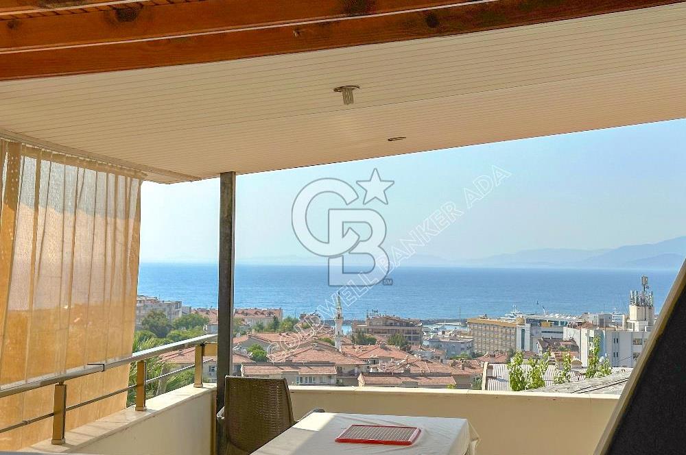 KUŞADASI MERKEZDE DENİZE YÜRÜME MESAFESİNDE DAİRE FİYATINA DENİZ MANZARALI 3+1 VİLLA 