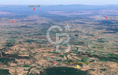 Çanakkale/Biga-BAKACAK Köyü SATILIK 12 DÖNÜM Tarla-220 Ceviz