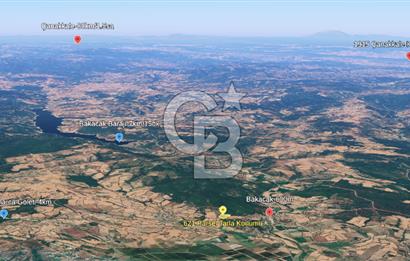 Çanakkale/Biga-BAKACAK Köyü SATILIK 12 DÖNÜM Tarla-220 Ceviz