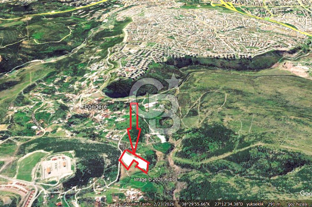 BORNOVA EĞRİDERE'DE 1.000 M2 SATILIK TARLA....