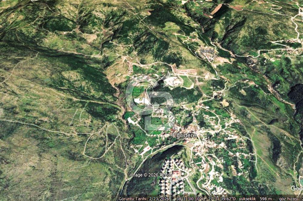 BORNOVA EĞRİDERE'DE 1.000 M2 SATILIK TARLA....