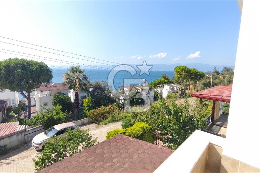 Gömeç Karaağaç'ta Köşe Konumda Deniz Manzaralı 4+1 Villa