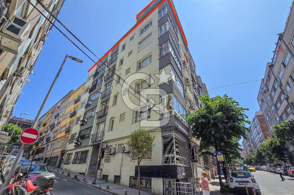 ŞİŞLİ MERKEZDE ASANSÖRLÜ BİNADA KİRALIK TERAS KATI DAİRE