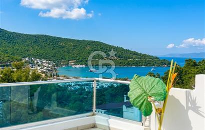 Bodrum Torba Satılık Tripleks Deniz Manzaralı Villa