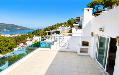 Bodrum Torba Satılık Tripleks Deniz Manzaralı Villa