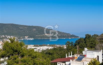 Bodrum Torba Satılık Tripleks Deniz Manzaralı Villa