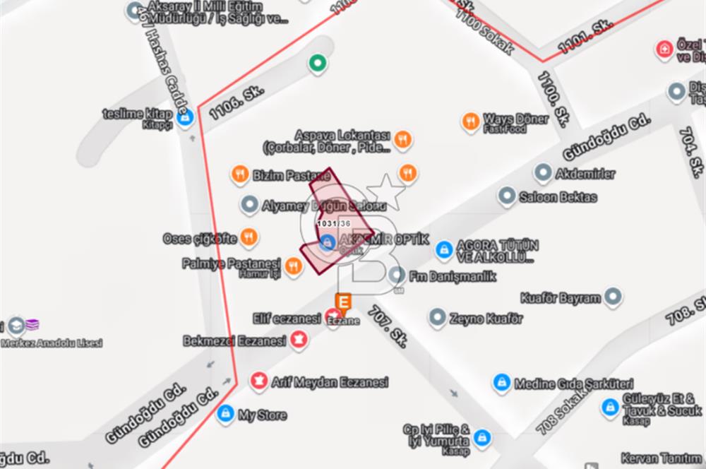 HACIHASANLI'DA *TABELA DEĞERİ YÜKSEK* 95 m2 SATILIK DÜKKAN