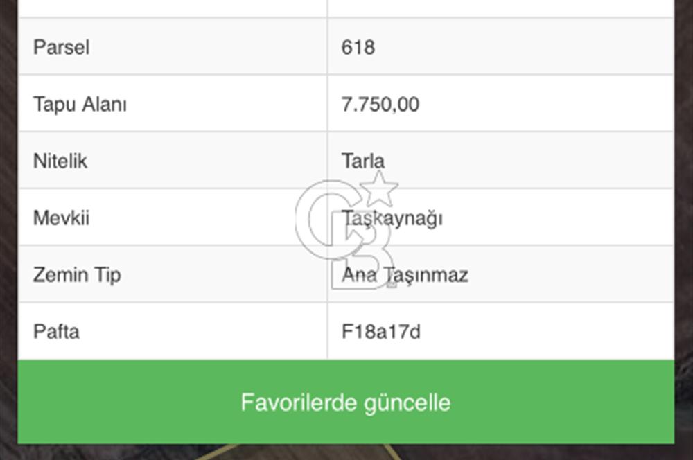 Hayrabolu Karakavak Satılık 3.300.000 TL Yatırımlık Tarla