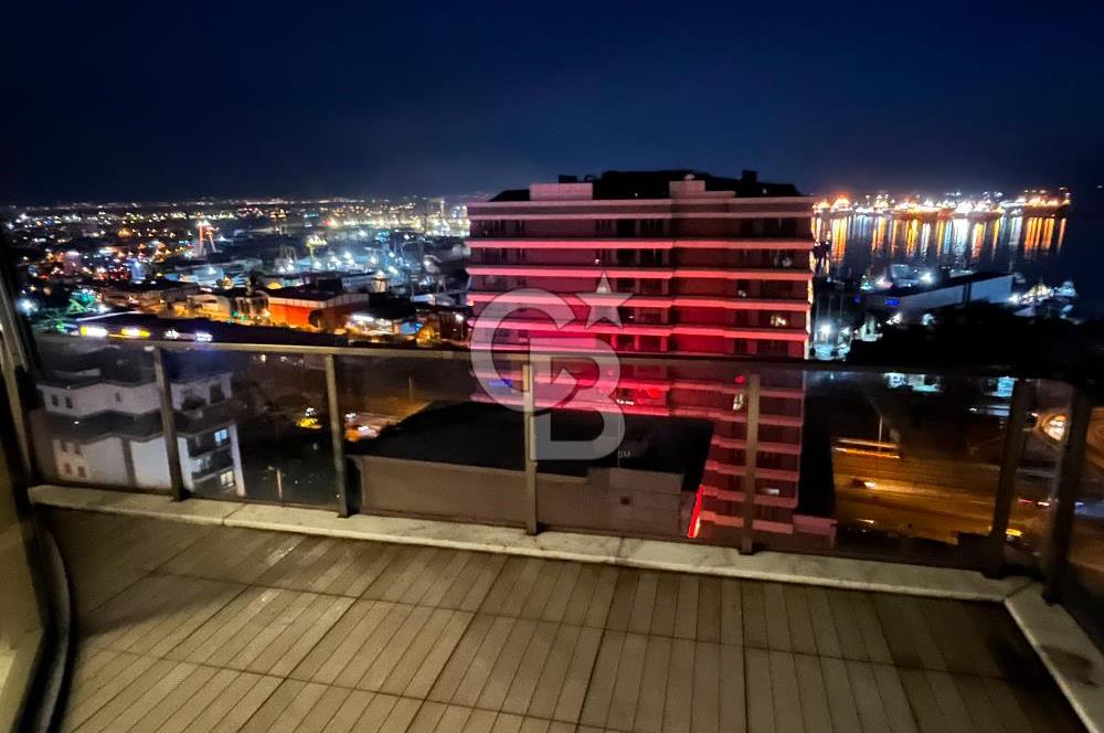 TUZLA AYDINTEPE'DE PANORAMİK DENİZ MANZARALI TERASLI 3+1 DAİRE