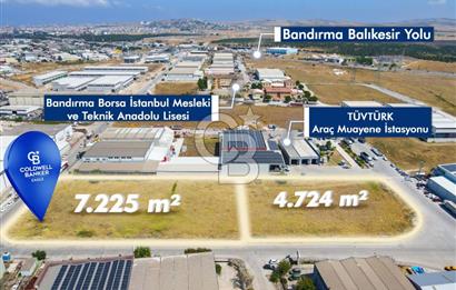 CB EAGLE'dan BANDIRMA SANAYİ SİTESİNDE 11.949 m² SATILIK ARSA