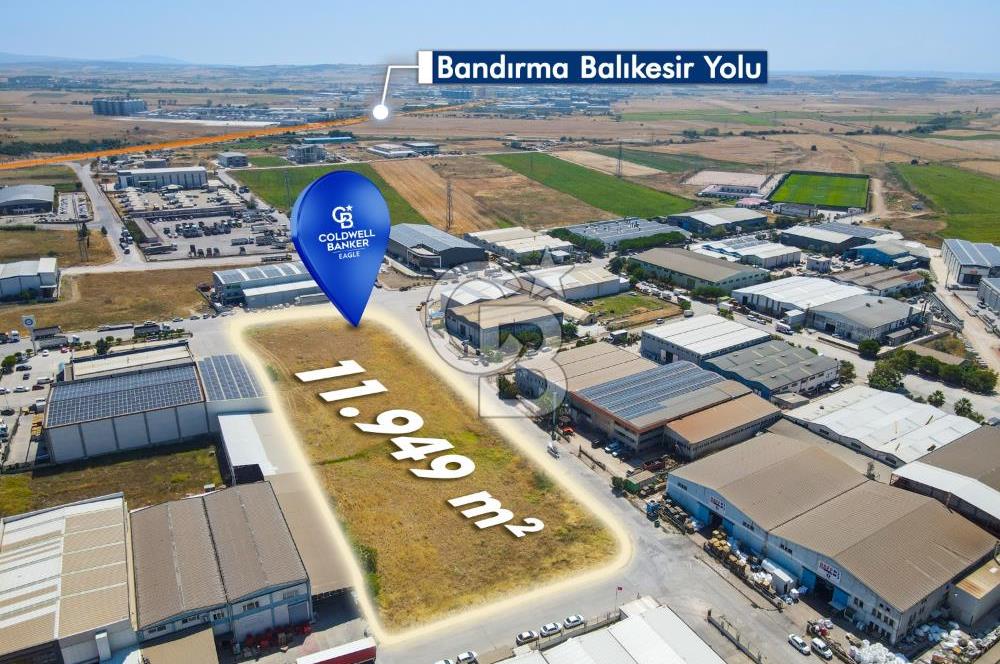 CB EAGLE'dan BANDIRMA SANAYİ SİTESİNDE 11.949 m² SATILIK ARSA