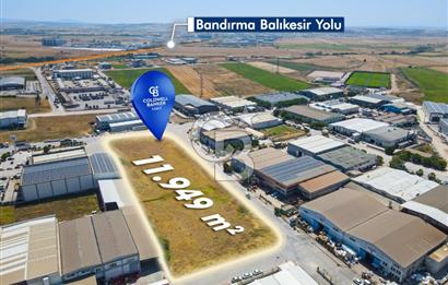 CB EAGLE'dan BANDIRMA SANAYİ SİTESİNDE 11.949 m² SATILIK ARSA