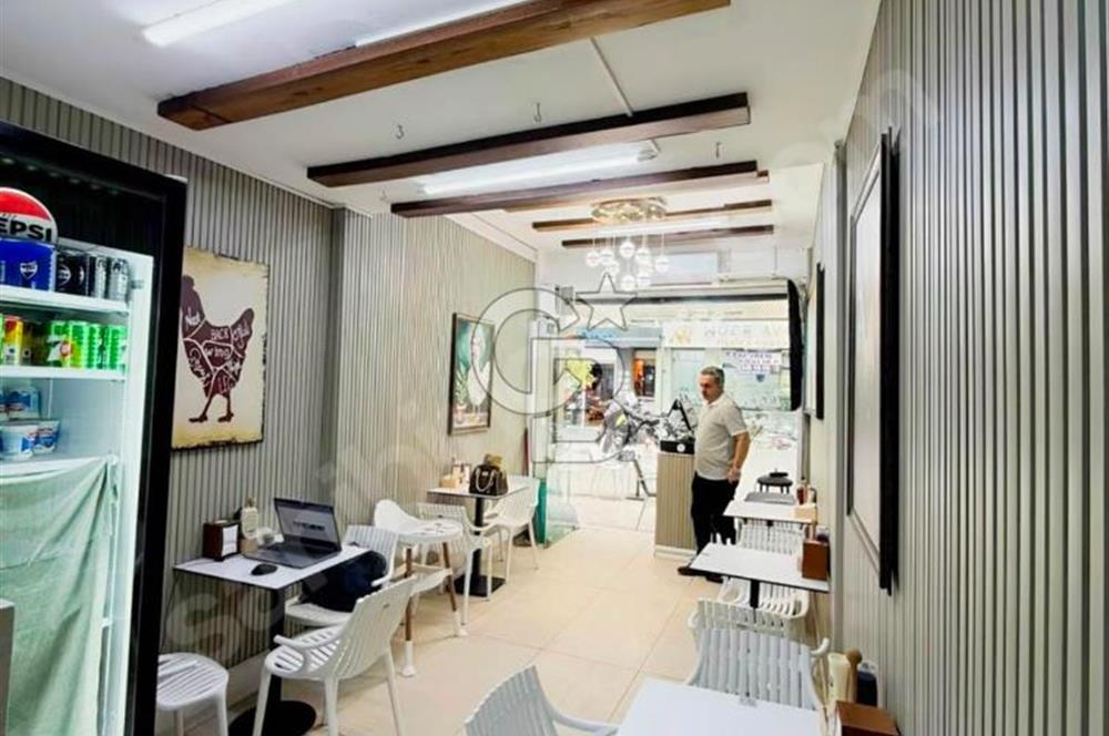 Bostanlı'da gastronomi sokağında devren kiralık dükkan