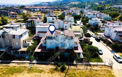 Kuşadası Güzelçamlı da satılık 7+1 triplex bahçeli yazlık