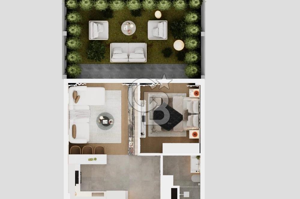 BAĞLICA EKİCİ LOFT DA 2+1 BAHÇE DUBLEKSİ DAİRE