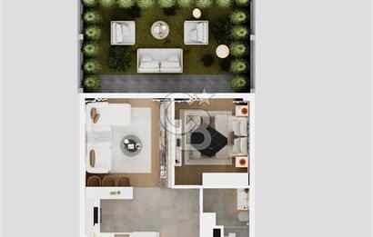 BAĞLICA EKİCİ LOFT DA 2+1 BAHÇE DUBLEKSİ DAİRE
