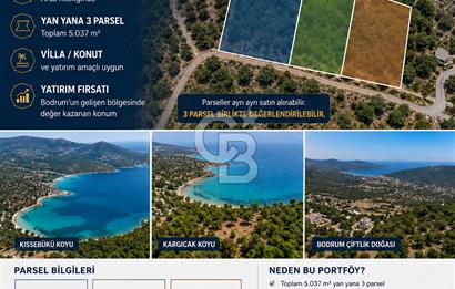 Muğla Bodrum Çiftlik'te Geleceğe Yatırım İmarlı 1500m2 Arsa