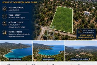 Muğla Bodrum Çiftlik'te 1500m2 %20 İmarlı Arsa - 1 - 367250