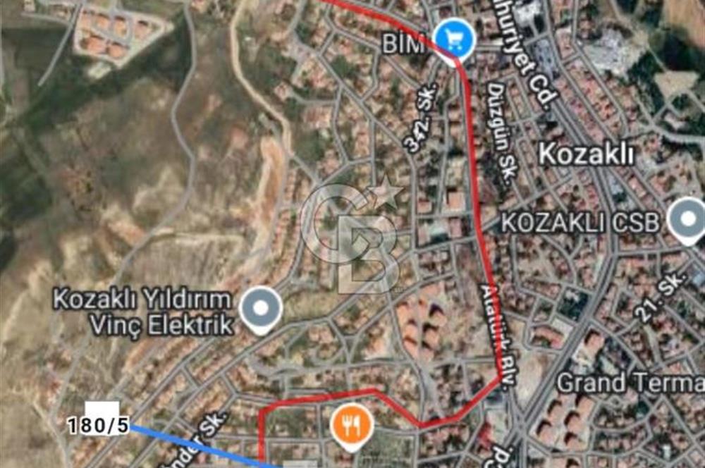 Nevşehir Kozaklı Bahçelievler de Satılık Arsa