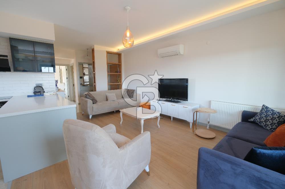 ÇİĞLİ GREEN PARK SİTESİNDE 2+1 TERASLI FULL EŞYALI KİRALIK DAİRE