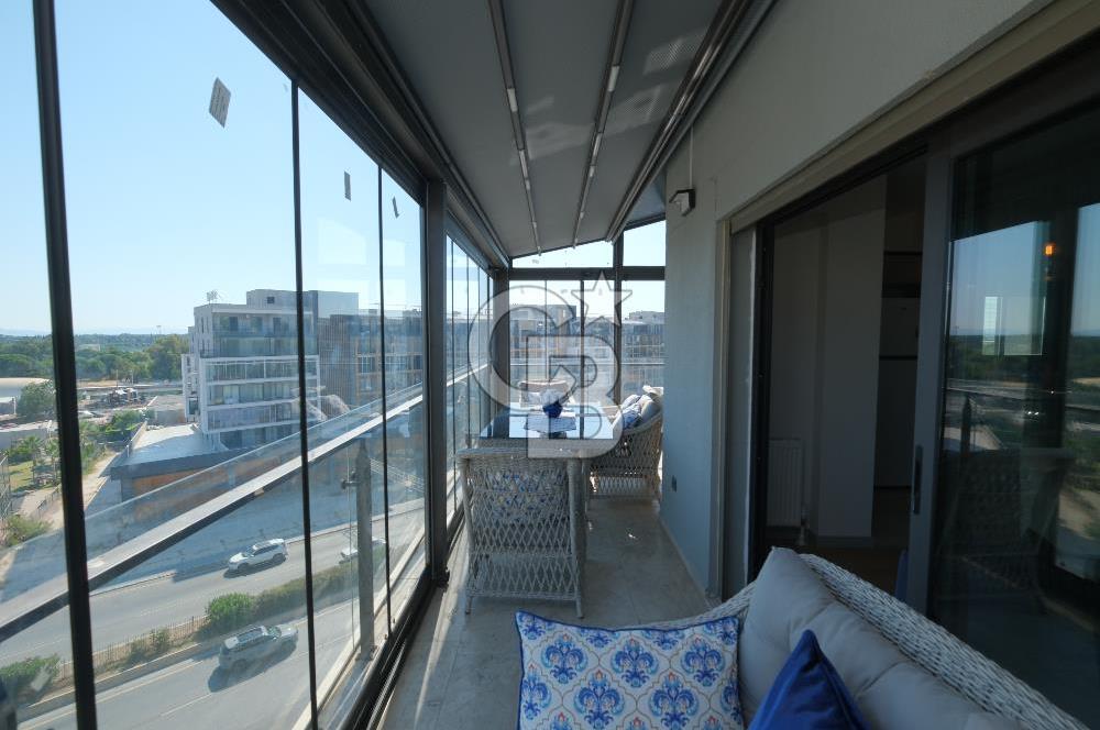 ÇİĞLİ GREEN PARK SİTESİNDE 2+1 TERASLI FULL EŞYALI KİRALIK DAİRE