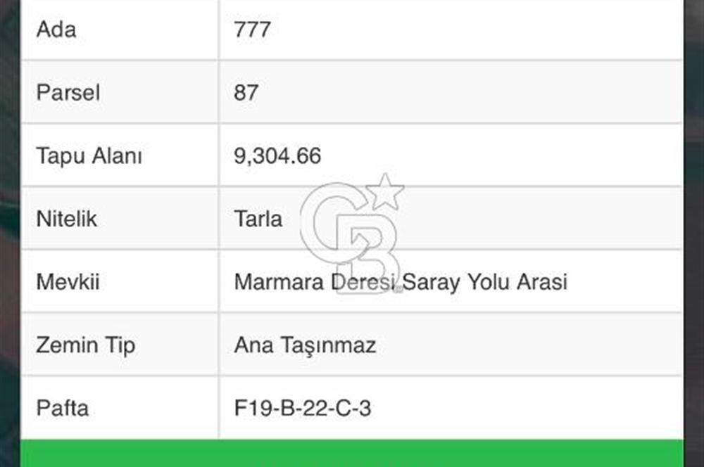 VELİMEŞEDE SATILIK TARLA