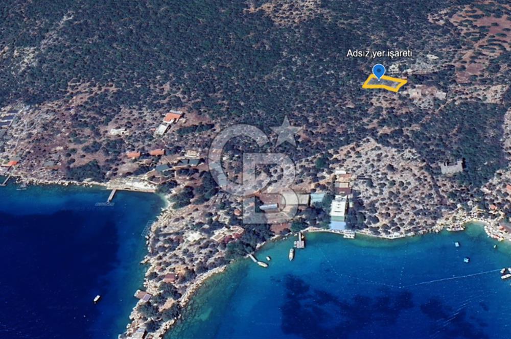 KAŞ LİMANAĞZI BÖLGESİNDE EŞSİZ KONUMDA 712 MT2 TARLA