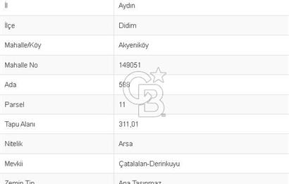Didimde Projesi Hazır Satılık Villa Arsası