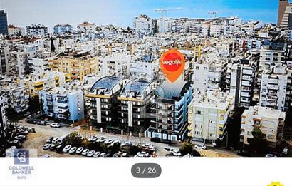 ANTALYA IŞIKLAR'DA DENİZE 350 MT MESAFEDE SIFIR 2+1 KUPON DAİRE