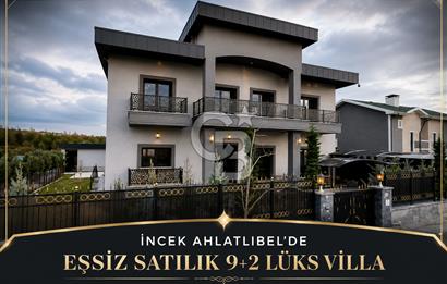 İNCEK AHLATLIBEL’DE EŞSİZ 9+2 LÜKS VİLLA MODERN MİMARİ