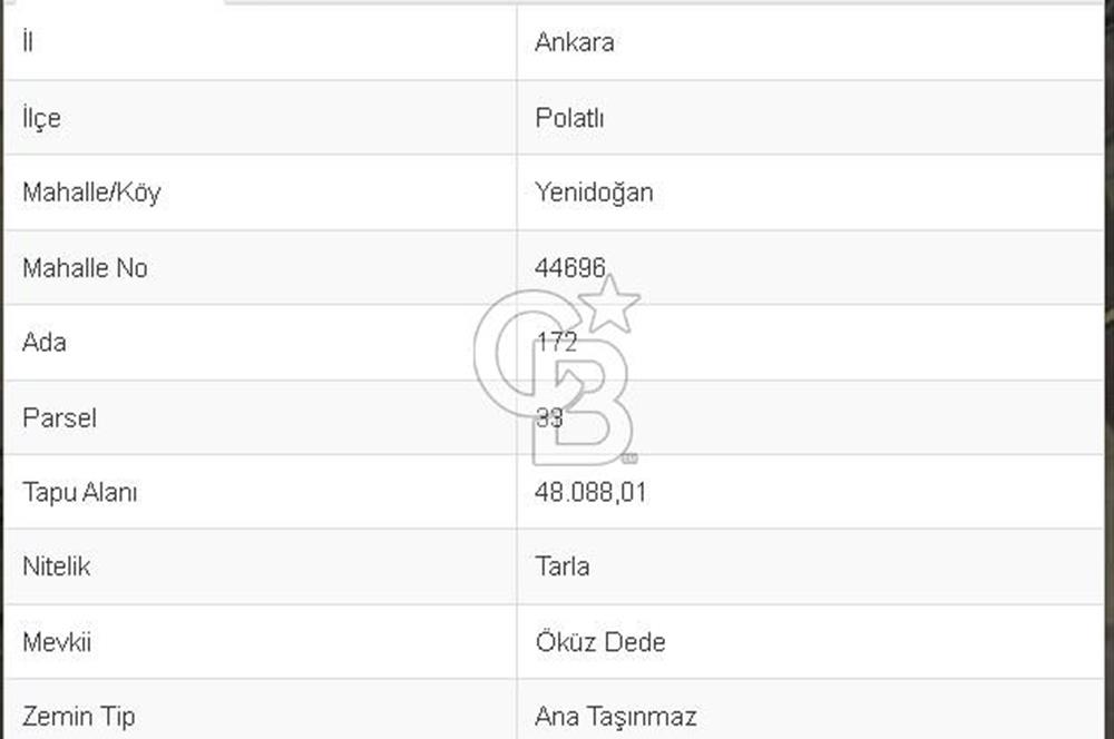 48 dönüm Verimli Satılık Tarla Ana yola 550 metre