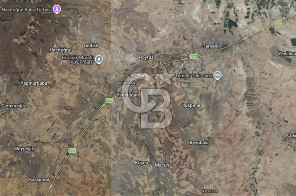 Anayola sıfır 179 yol cepheli 59 dönüm Satılık Tarla