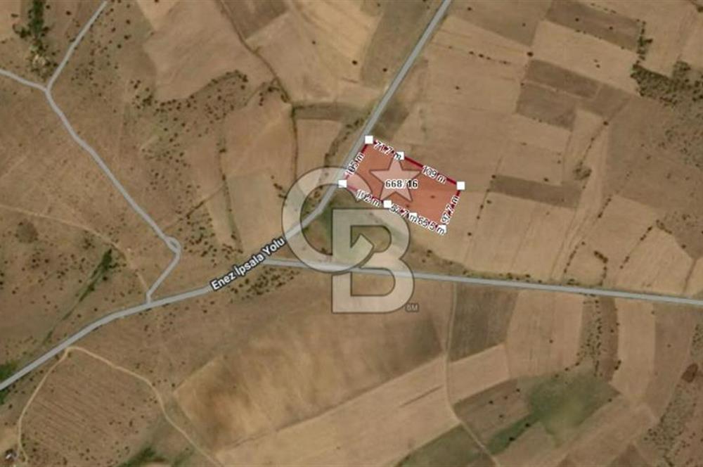 Denize 6 km, Ana Yola 105 mt cepheli, Satılık 22 Dönüm Tarla