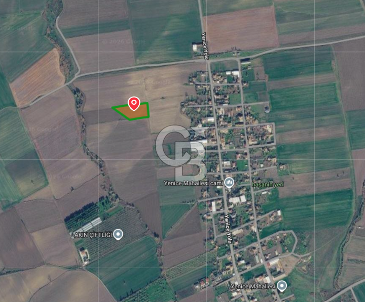 Çorlu Yenice Mahallesinde 3.534 M² Satılık Fırsat Tarla!