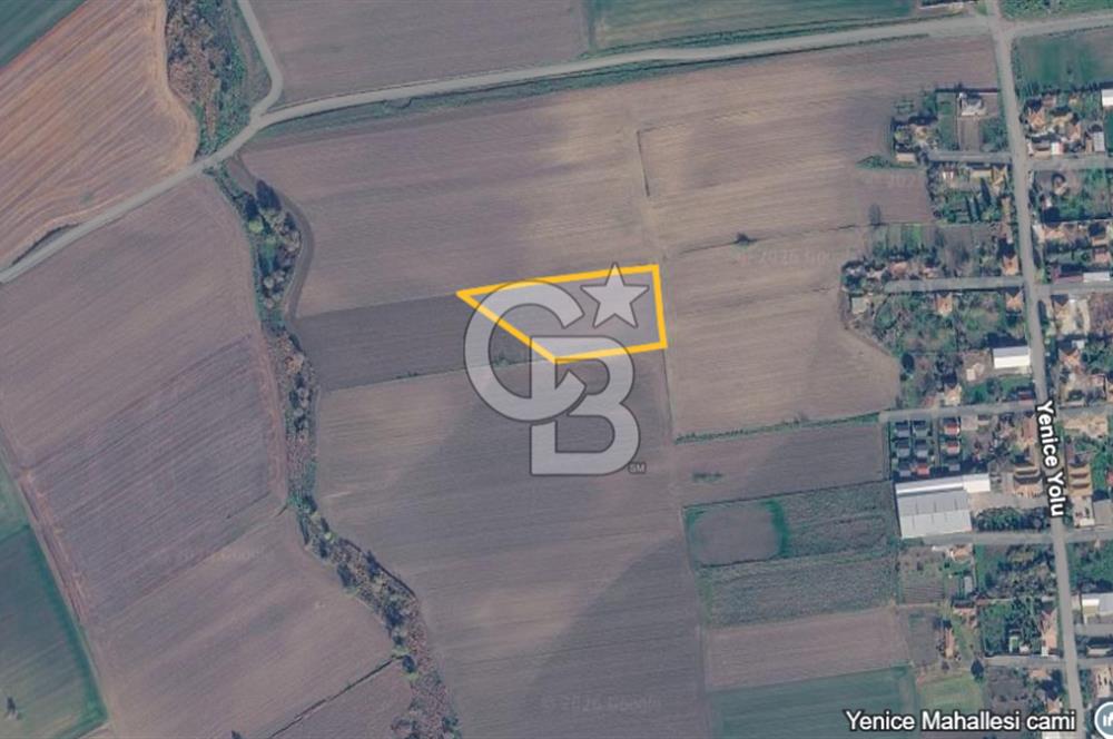 Çorlu Yenice Mahallesinde 3.534 M² Satılık Fırsat Tarla!