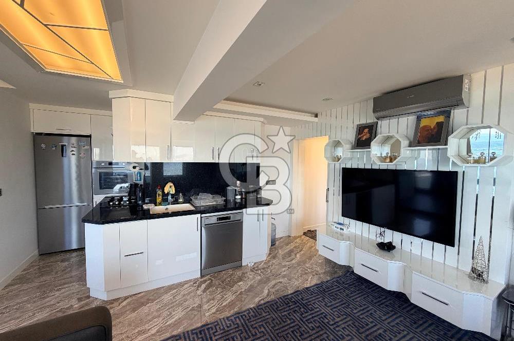 Ayvalık Sarımsaklı Panoramik Manzaralı Dubleks Daire