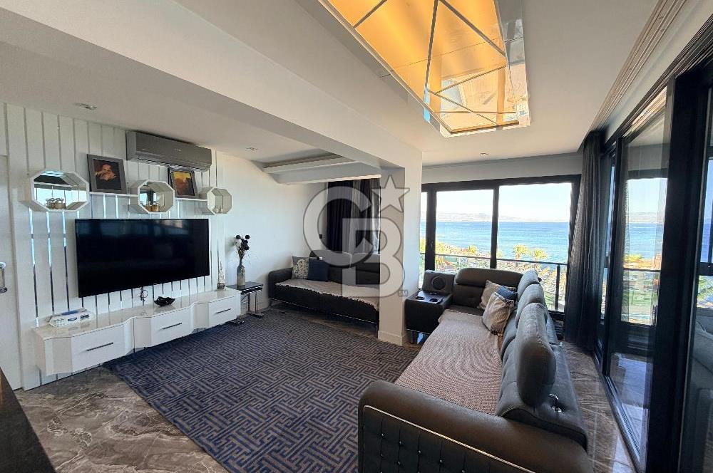 Ayvalık Sarımsaklı Panoramik Manzaralı Dubleks Daire