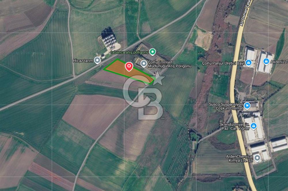 Tekirdağ Çorlu Hatip Mah.nde 10.116 M² Satılık Fırsat Tarla