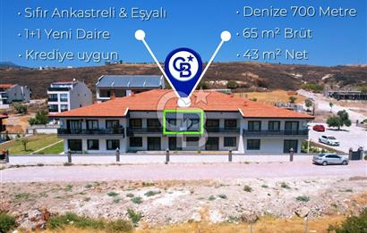 Çandarlı MyVista'da Eşyalı & Sıfır Ankastreli Net 43m2 1+1 Daire