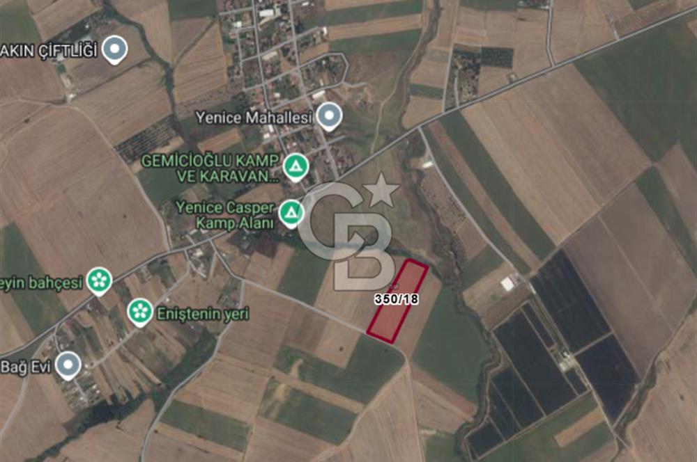 Çorlu Yenice Mahallesinde 10.888 M² Satılık Tarla!