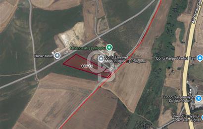 Tekirdağ Çorlu Hatip Mah.nde 10.116 M² Satılık Fırsat Tarla