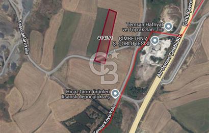 Çorlu Hatip Mahallesinde 6127 M2 Satılık Fırsat Tarla