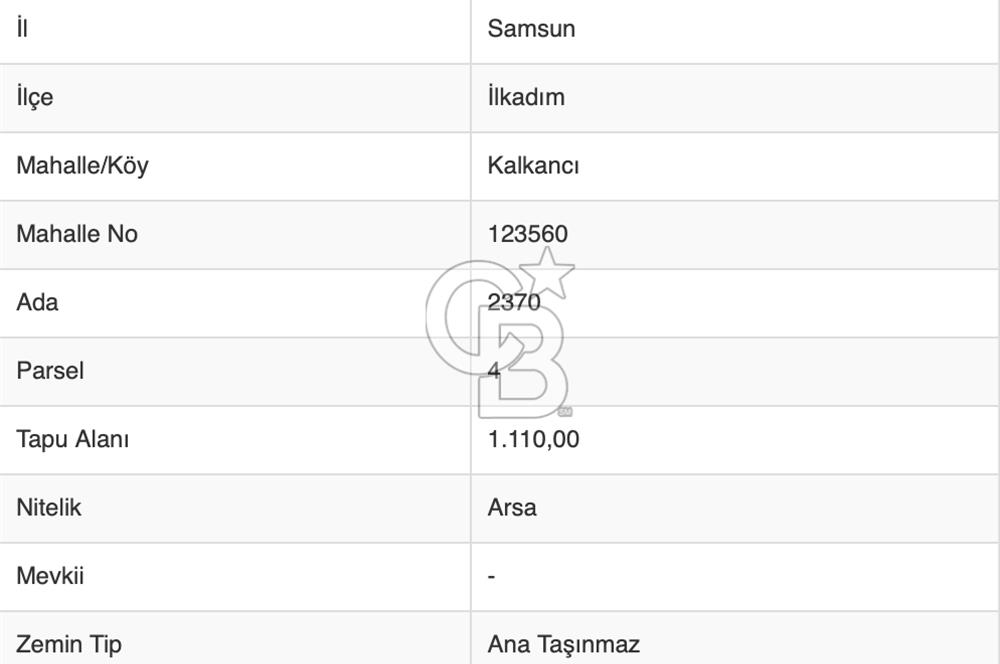 KALKANCI 2.499M2 KAT KARŞILIĞI ARSA