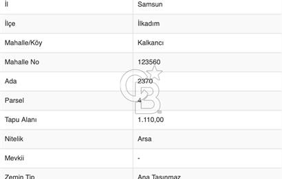 KALKANCI 2.499M2 KAT KARŞILIĞI ARSA